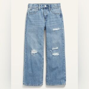 NWT Girls High Rise Baggy Jeans